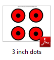 3 inch dots