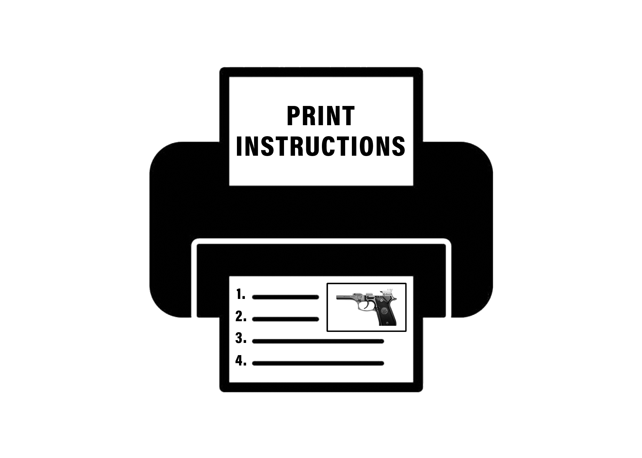 KEL TEC P17 Flat Trigger Printable Instructions