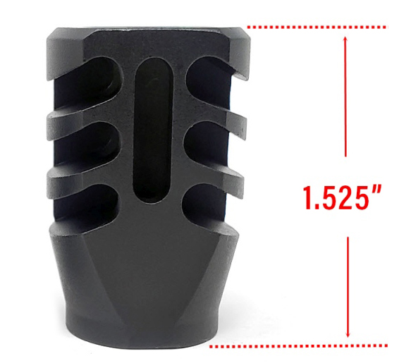 Ruger PC Carbine Muzzle Brake Height Graphic