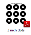 2 inch dots