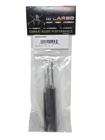 Armorer Punch Set 3 Piece - 1/16" - 3/32" - 1/8" - 200033556667