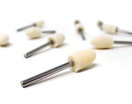 Bullet Shaped Felt Polishing Bits - 10 Pack - 288811222121