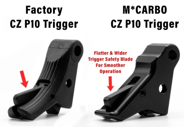 CZ P10 Flat Trigger - Omega Competition Series - 200044226600044