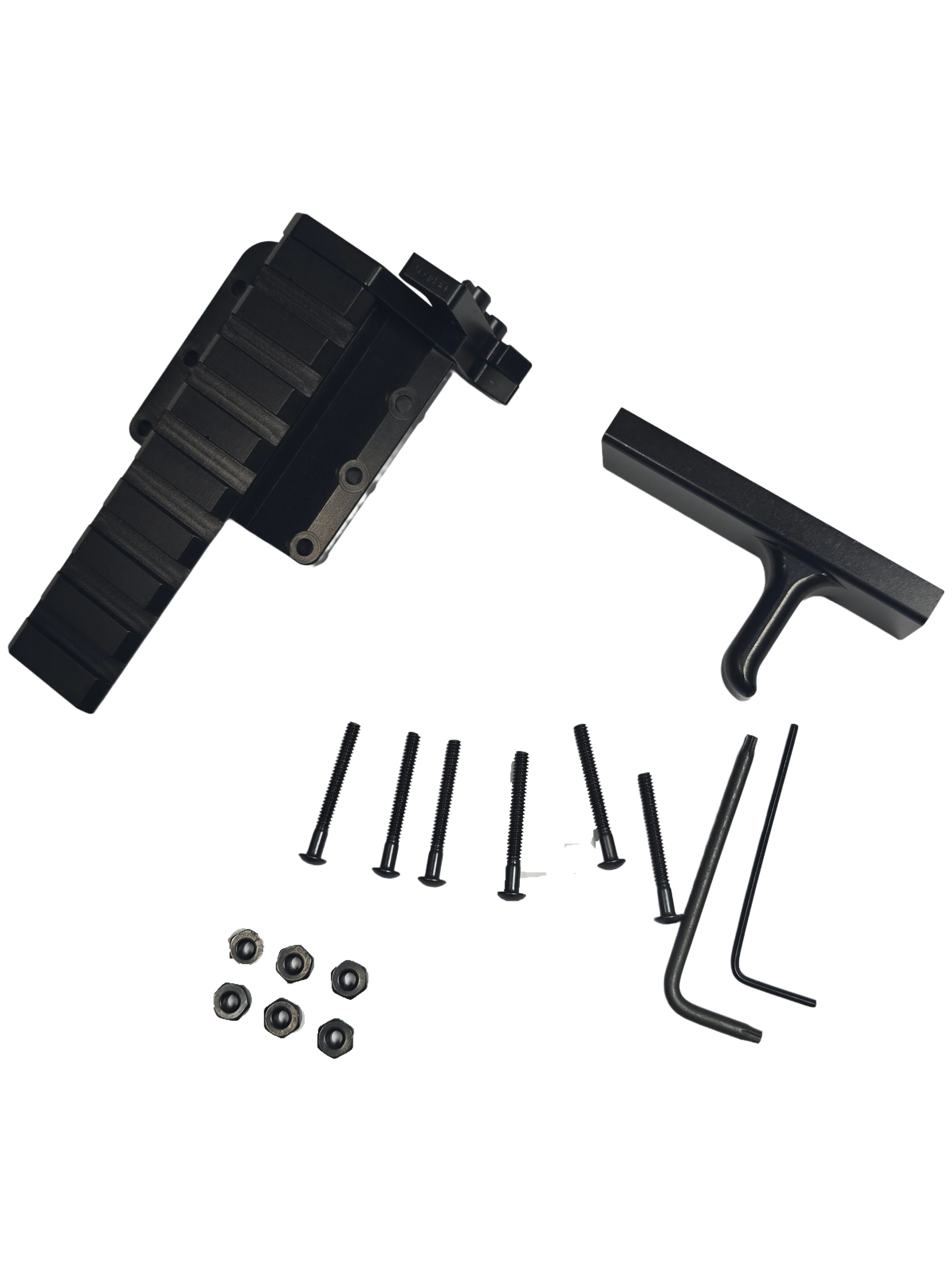 S&W FPC Extended Charging Handle & Pic Rail Mount with Rapid Deployment Latch