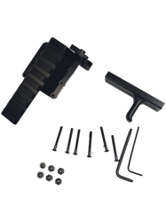 S&W FPC Extended Charging Handle & Pic Rail Mount with Rapid Deployment Latch