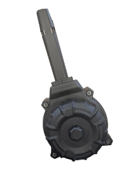 ProMag 50-Round 9MM Drum Magazine for Glock 17/19 (Black) ProMag Glock 17 magazine, Glock 19 drum mag, 9mm 50 round magazine, Glock 17 50rd mag, Glock 19 50rd drum, ProMag DRM-A11, extended Glock magazine, Glock 17/19 accessories, ProMag 9mm drum, pistol magazines