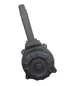 ProMag 50-Round 9MM Drum Magazine for Glock 17/19 (Black) ProMag Glock 17 magazine, Glock 19 drum mag, 9mm 50 round magazine, Glock 17 50rd mag, Glock 19 50rd drum, ProMag DRM-A11, extended Glock magazine, Glock 17/19 accessories, ProMag 9mm drum, pistol magazines