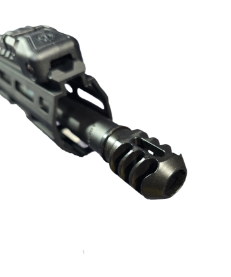 Ruger LC-10 Carbine Muzzle Brake ruger pc carbine muzzle brake, 10mm muzzle brake, pc carbine compensator, ruger pc carbine recoil reduction, mcarbo pc carbine parts, ruger pc carbine accessories, pc carbine upgrades, competition muzzle brake ruger pc