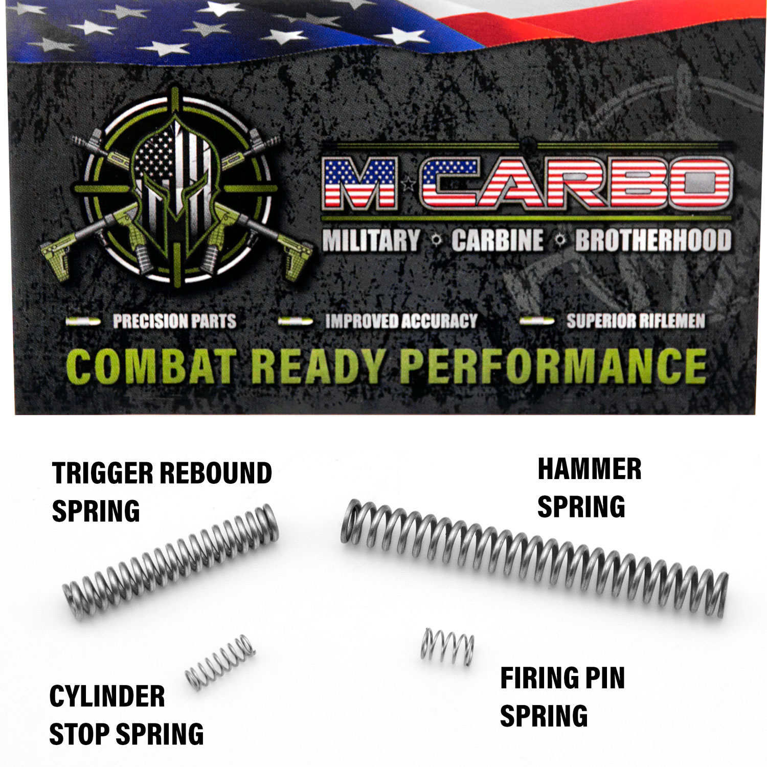 Labeled S&W J Frame Trigger Spring Kit