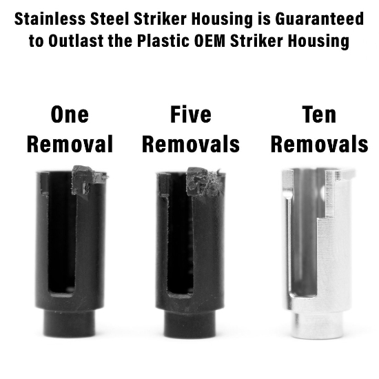 Sig Sauer P365 Titanium Striker Assembly - CNC Striker Housing w/ Slide Cap - Including Proprietary Lock - 200044226613333