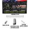 Labeled Springfield Hellcat Trigger Spring Kit and Stainless Steel Striker Sleeve