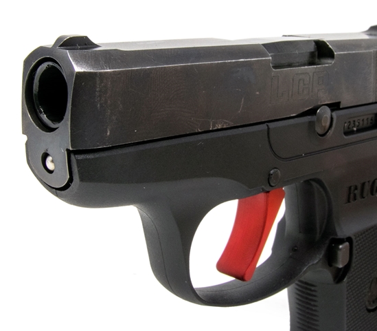 Ruger LCP with Red Trigger
