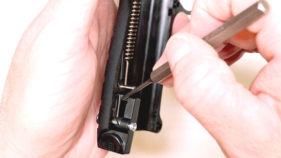 A Gunsmith Replacing the Magazine Release on a KEL-TEC PMR-30