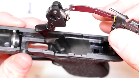 Removing the Trigger From a Stripped Smith and Wesson MP Shield