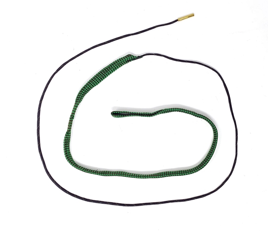 Unraveled 22LR Bore Snake Gun Cleaning Tool Overhead View