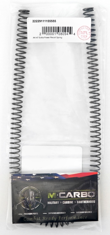 Packaged AK-47 Extra Power Recoil Spring M*CARBO