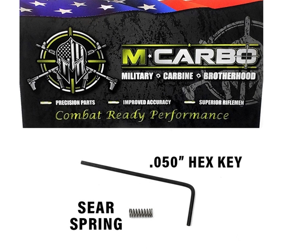 Labeled Browning AB3 Trigger Spring Kit - Sear Spring and .050" Hex Key
