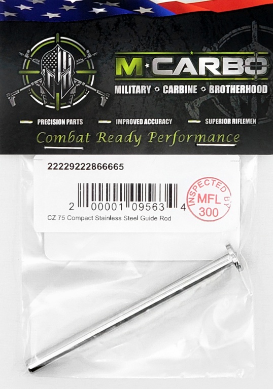 Packaged CZ 75 Compact Stainless Steel Guide Rod M*CARBO