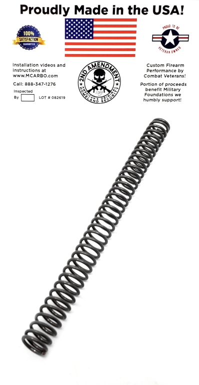 Packaged CZ 75 Extra Power Recoil Spring M*CARBO