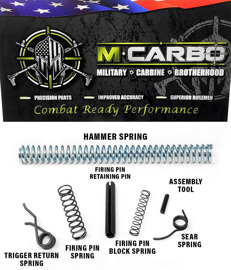 Labeled CZ 75 Compact Trigger Spring Kit M*CARBO