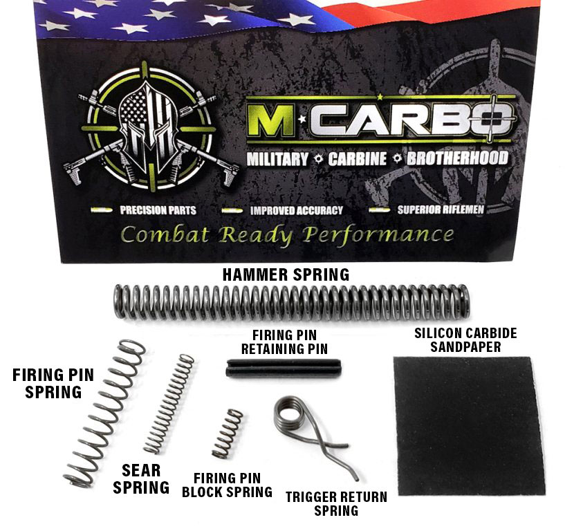 Labeled CZ P07/P09 Trigger Spring Kit M*CARBO
