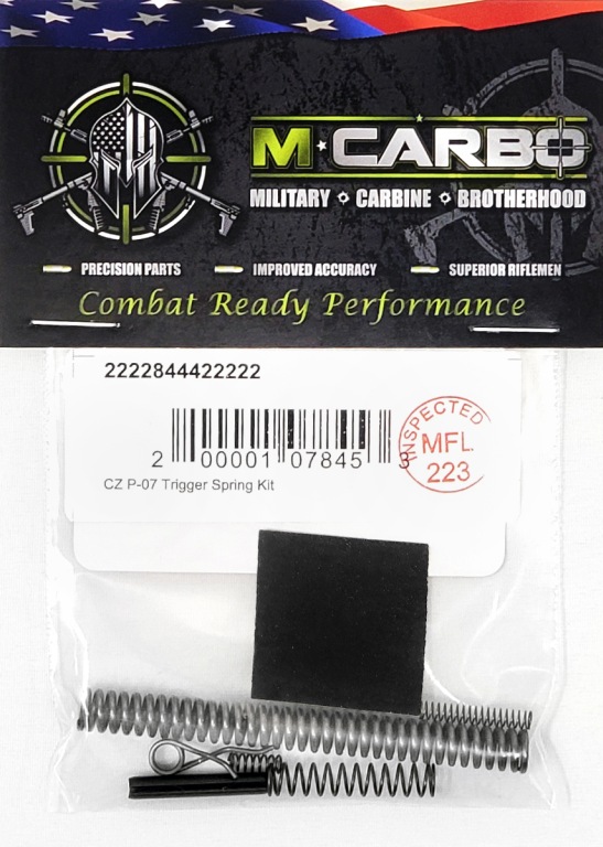 Packaged CZ P07 Trigger Spring Kit M*CARBO