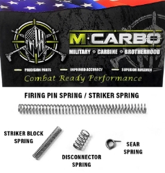 Labeled FN 509 Trigger Spring Kit M*CARBO