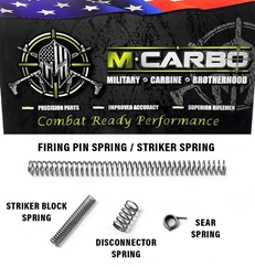 Labeled FN 509 Trigger Spring Kit M*CARBO