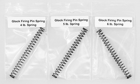 Glock Firing Pin Spring Options - 4lb, 5lb and 6lb