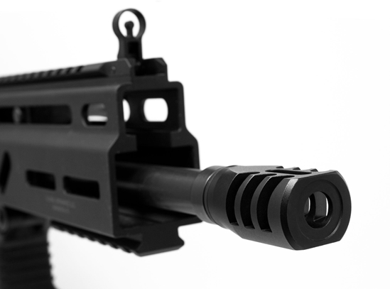 Grand Power Stribog with Muzzle Brake Installed