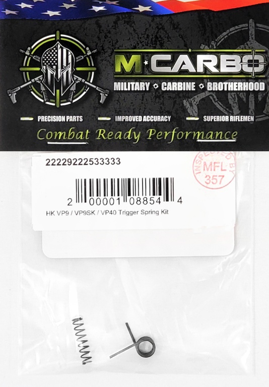 Packaged HK VP9/VP40 Trigger Spring Kit M*CARBO