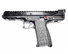 Overhead View of Left-Facing KEL TEC CP33 with Rubber Adhesive Grips Attached