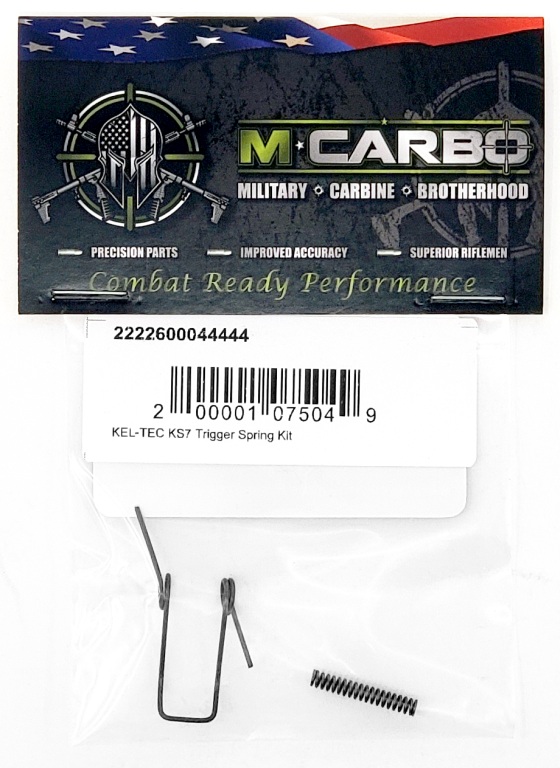 Packaged KEL TEC KS7 Trigger Spring Kit M*CARBO