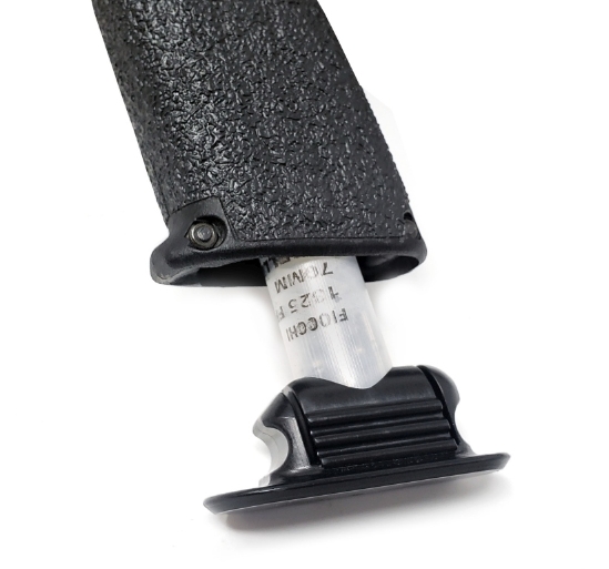 KSG Grip Plug with Spare Round Inserted Halfway into KSG