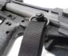 Close-up of KEL TEC KSG Single Point Sling Mount Installed with Sling Attached