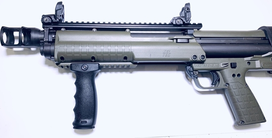KEL TEC KSG with KSG Vertical Foregrip Installed - Overhead View