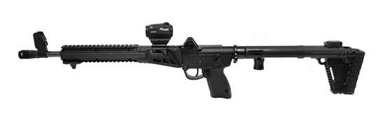 KEL-TEC SUB-2000 Carbine with Optic Mount and Sig Romeo 5 Optic Installed