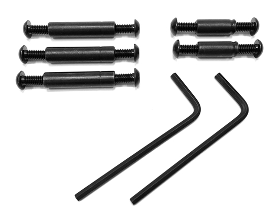 KEL-TEC SUB-2000 Carbon Steel Grip Pins and Screws with Two 2.5mm Hex Keys