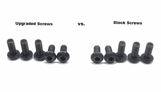 KEL TEC SUB 2000 Stock Screws and Carbon Steel Screws Comparison