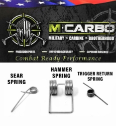 Labeled KEL TEC SUB 2000 Trigger Spring Kit - Sear Spring, Hammer Spring and Trigger Return Spring