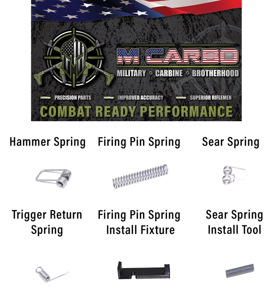Ruger LC Carbine / LC Charger Trigger Spring Kit - 200044226628888