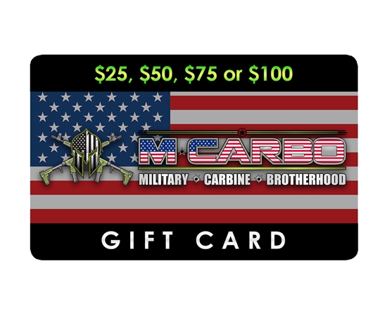 MCARBO Gift Card - $25, $50, $75 or $100