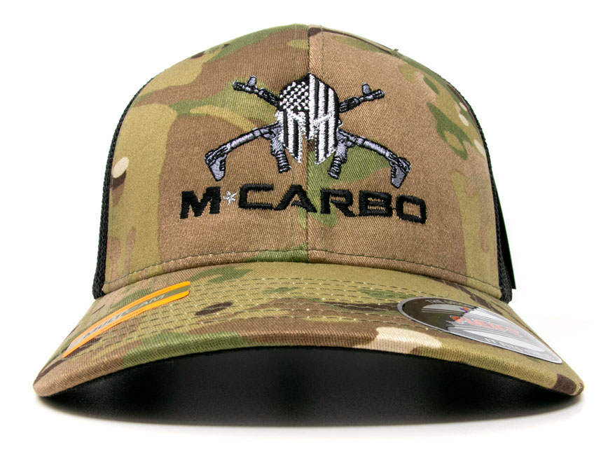 M*CARBO Brotherhood MultiCam Black Mesh Hat - Straight On