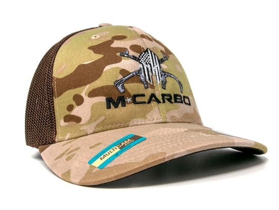 M*CARBO Brotherhood MultiCam Arid Brown Mesh Hat Front
