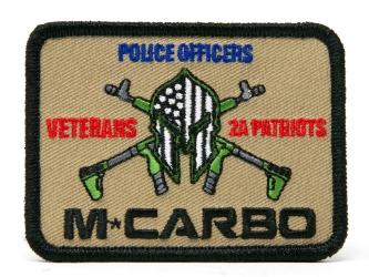 Front of M*CARBO Brotherhood 2A Patriot Morale Patch