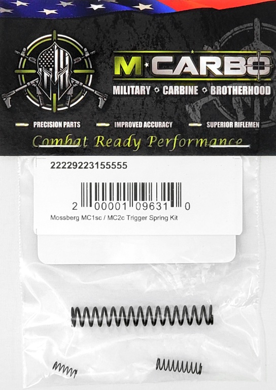 Packaged Mossberg MC1sc/MC2c Trigger Spring Kit M*CARBO