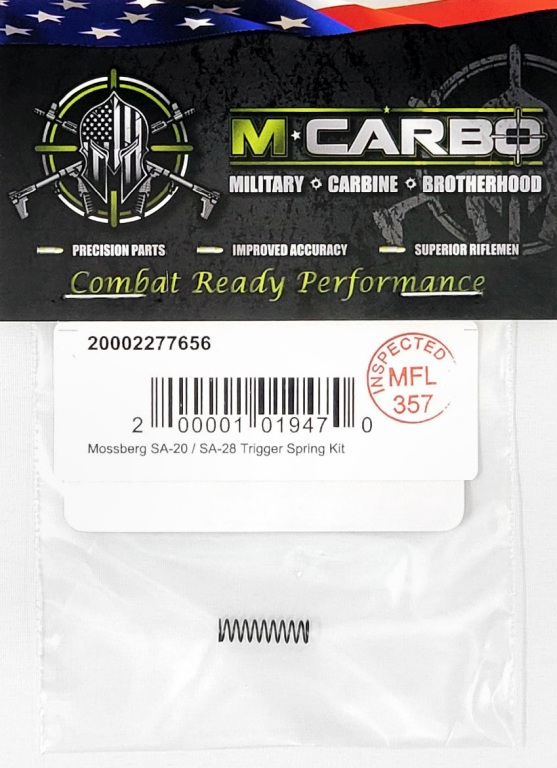 Packaged Mossberg SA-20/SA-28 Trigger Spring Kit M*CARBO