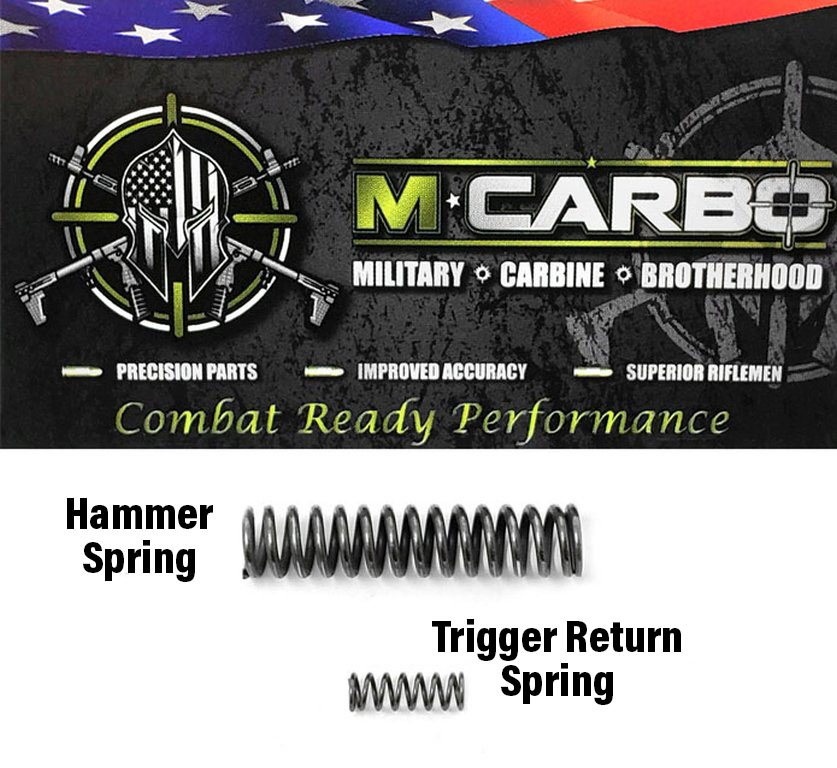 Labeled Mossberg 500 Trigger Spring Kit - Hammer Spring and Trigger Return Spring