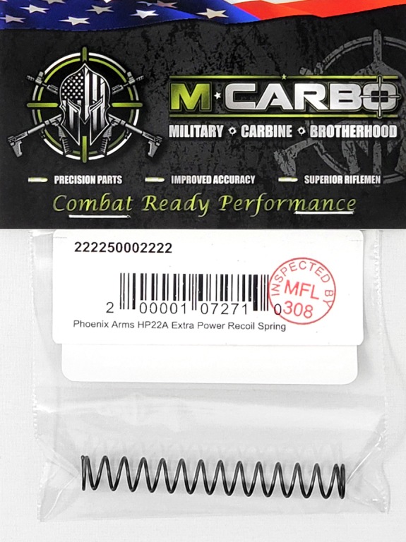 Phoenix Arms HP22A Extra Power Recoil Spring – Performance Fix | M