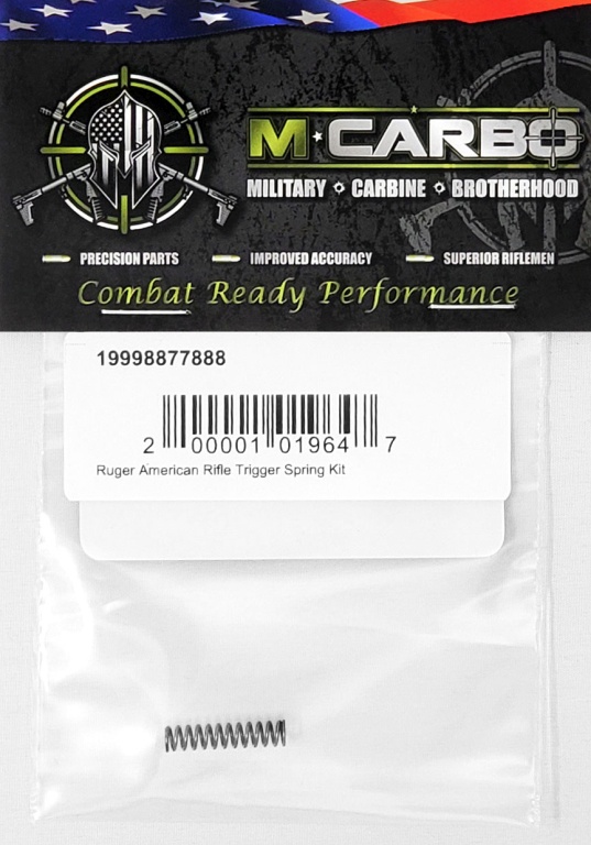 Packaged Ruger American Rifle Trigger Spring Kit M*CARBO